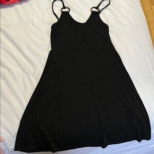 TOPSHOP Black Sleeveless Dress